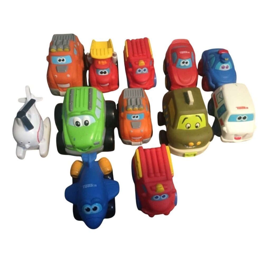 Tonka Hasbro  Other Chunky Preschool Vehicles with faces Lot of 12